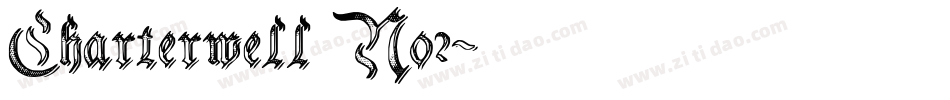 Charterwell No2字体转换